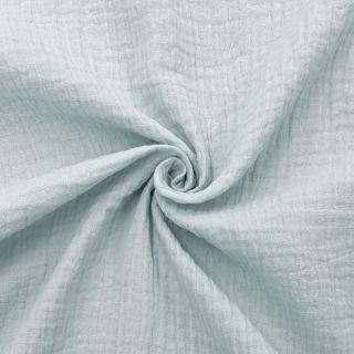 Double gauze/muslin baby blue ORGANIC