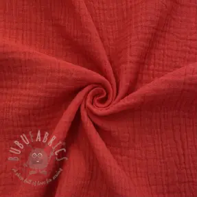 Double gauze/muslin tomato ORGANIC