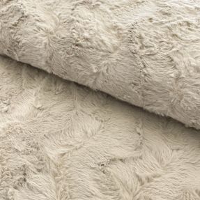 Faux fur light sand