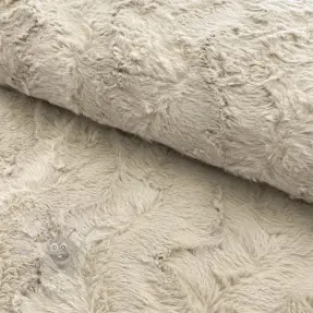 Faux fur light sand