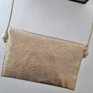 Faux leather ROCKS gold
