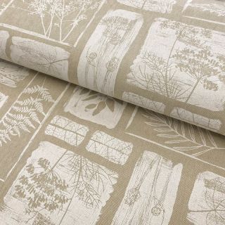 Decoration fabric Linenlook Herbarium patch