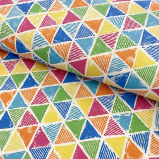 Decoration fabric premium Rainbow triangle