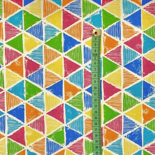 Decoration fabric premium Rainbow triangle