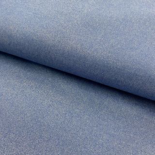 Cotton fabric JEANS FOIL light blue