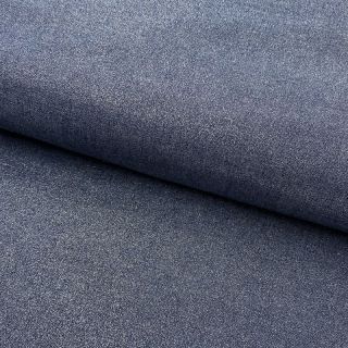 Cotton fabric JEANS FOIL dark blue