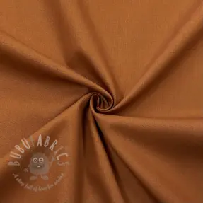 Cotton poplin dark cognac