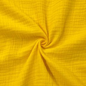 Double gauze/muslin lemon ORGANIC