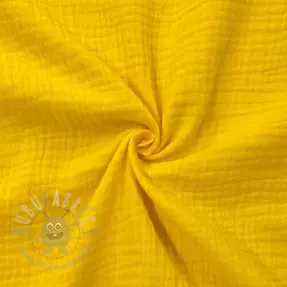Double gauze/muslin lemon ORGANIC