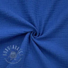 Double gauze/muslin cobalt