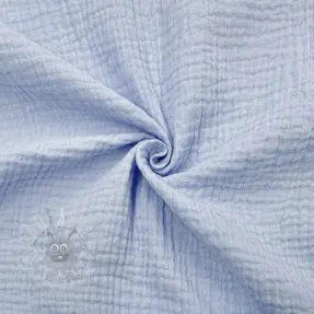 Double gauze/muslin blue heaven ORGANIC