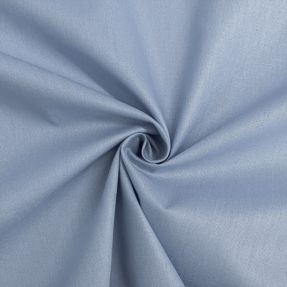 Cotton poplin blue shadow ORGANIC