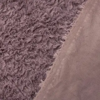 Faux fur Curly mauve