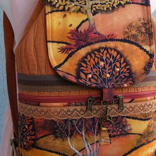 Decoration fabric Forest hill autumn digital print