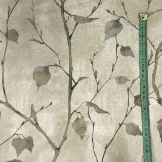 Decoration fabric Leaf branch serene digital print
