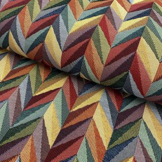 Decoration fabric GOBELIN Geometric happy zigzag