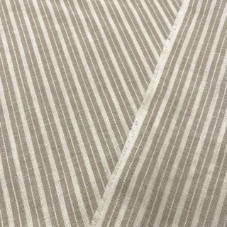 Linen cotton Lira big stripe beige