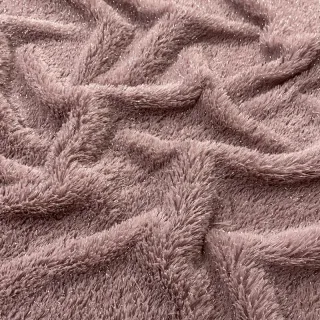 Faux fur LUREX SILVER old blush