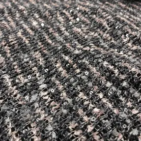 Knitted Cotton SPANGLE powder grey