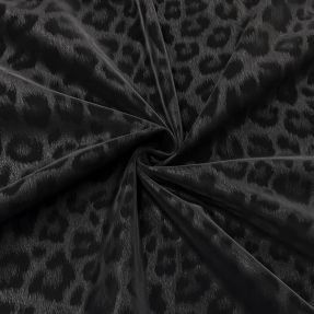 Faux leather STRETCH pattern black