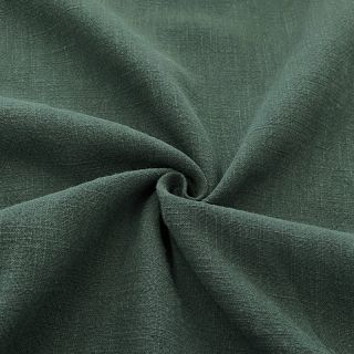 Linen enzyme washed STONEWASHED dark green