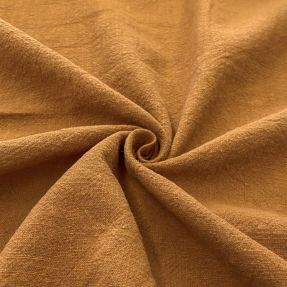 Linen enzyme washed STONEWASHED cognac