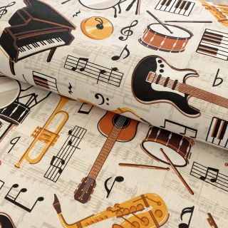 Decoration fabric premium Music instrument