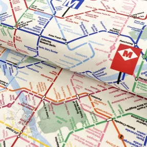 Decoration fabric premium Subway underground
