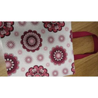 Decoration fabric Linenlook Mandala flower