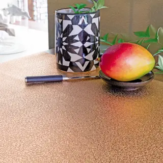 Faux leather ROCKS bronze