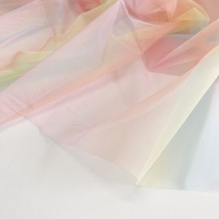Tulle netting ROYAL Rainbow multicolor