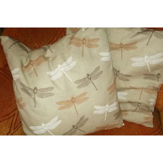 Decoration fabric Linenlook Iconic dragonfly