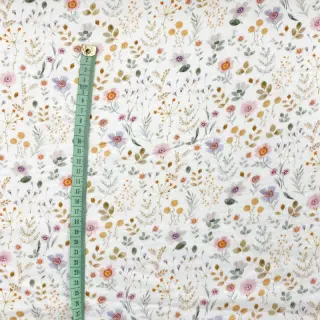 Double gauze/muslin Lovely meadow white