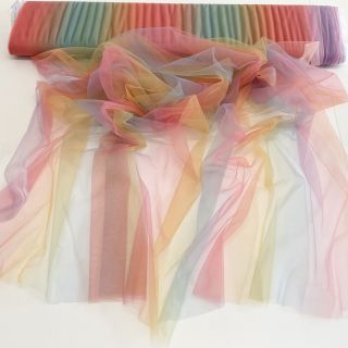 Tulle netting Rainbow design D