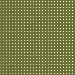 Cotton fabric Petit dots green