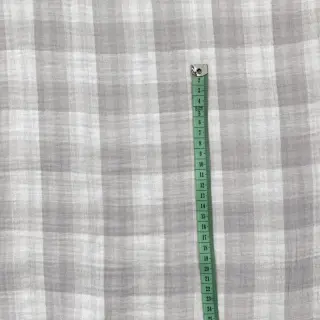 Double gauze/muslin Double sided CHECKS MINI grey