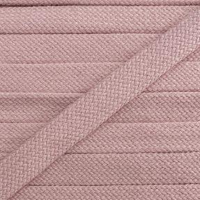 Cotton cord flat 13 mm old pink