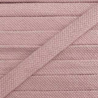Cotton cord flat 13 mm old pink