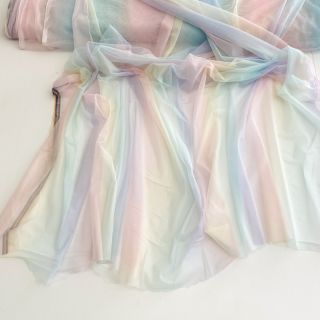 Tulle netting ROYAL Rainbow soft multicolor