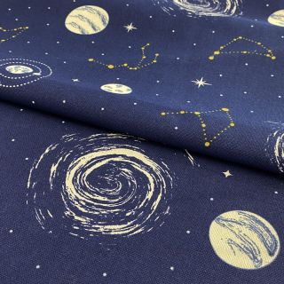 Decoration fabric premium GLOW IN THE DARK Milkyway sky