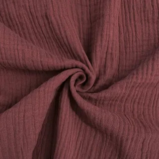 Double gauze/muslin rouge
