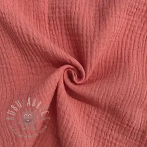 Double gauze/muslin coral