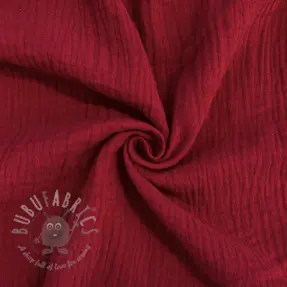 Double gauze/muslin red