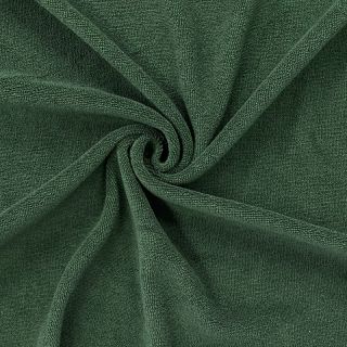 Stretch toweling dark green