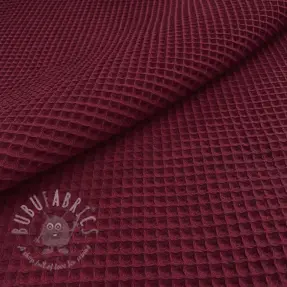 Waffle bordeaux