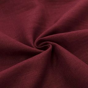 Linen enzyme washed bordeaux