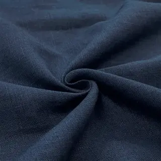 Linen enzyme washed indigo