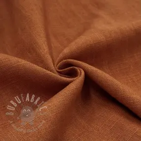 Linen enzyme washed rust