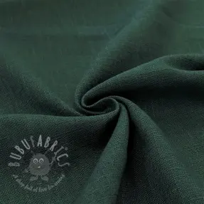 Linen enzyme washed shady green