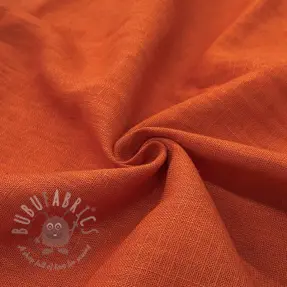Linen enzyme washed orange